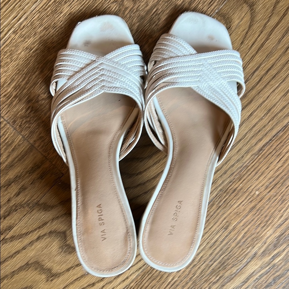 Via Spiga Women's Elegant White Sandals